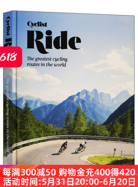 英文原版 Cyclist Ride 骑行 全球自行车路线指南 旅行旅游指南单车环球 英文版 进口英语原版书籍