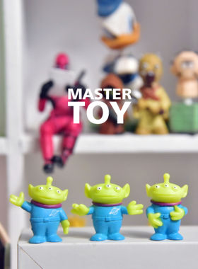 现货原单散货 玩具总动员 三眼仔 迷你卡通公仔模型摆件玩具