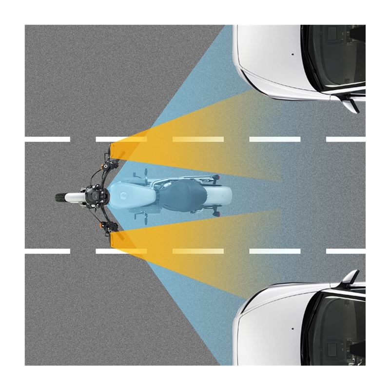 推荐摩托车超广角后视镜大视野通用全视角盲区全景倒车镜180度反