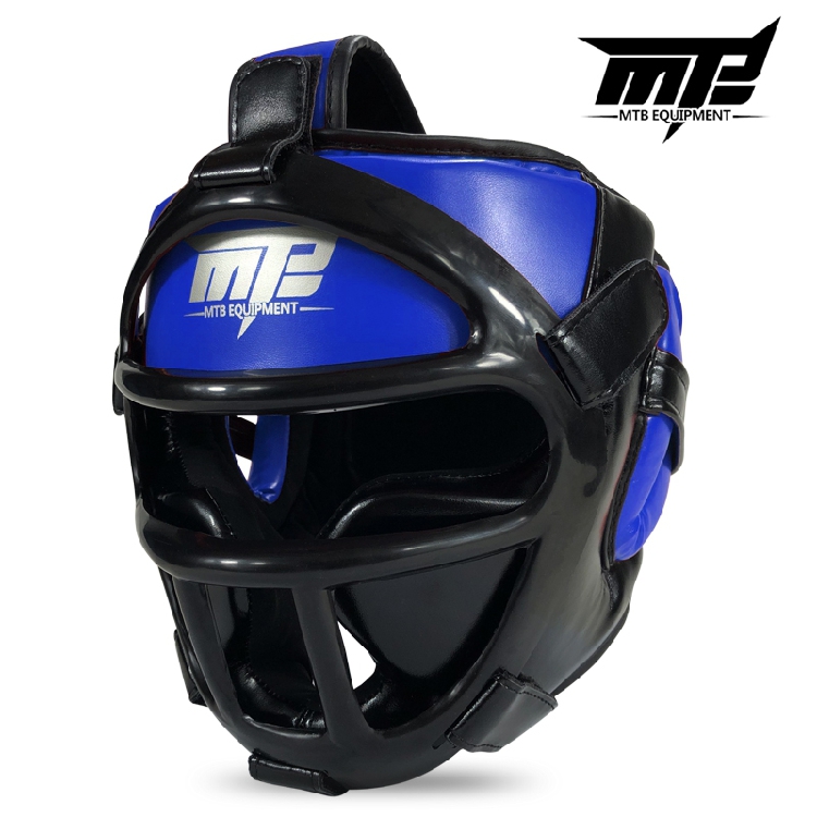 正品MTB全封闭拳击头盔 面罩护头护具成人搏击散打泰拳头套男训练