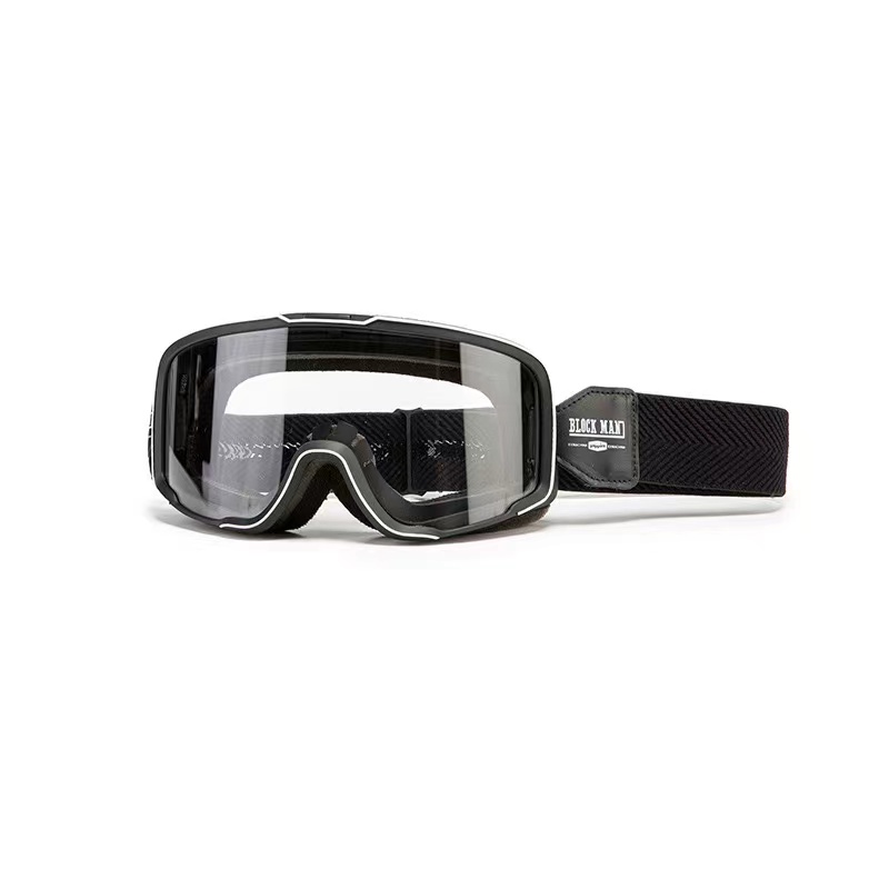 新复古变色摩托车风镜防紫外线护目镜可卡近视头盔骑行眼镜智能促