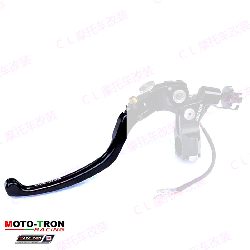 MOTO-TRON适用摩托车改装省力离合拉杆配件 拉线离合牛角手柄尾段