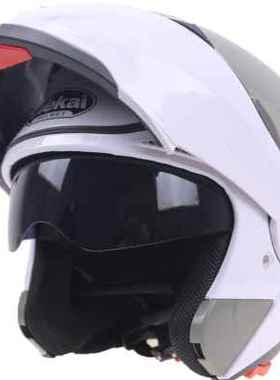 捷凯105全盔揭面盔 摩托车 电动车头盔 双镜片头盔