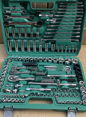 121件套工具套装汽修套筒扳手组合工具维修工具修车工具汽车修理