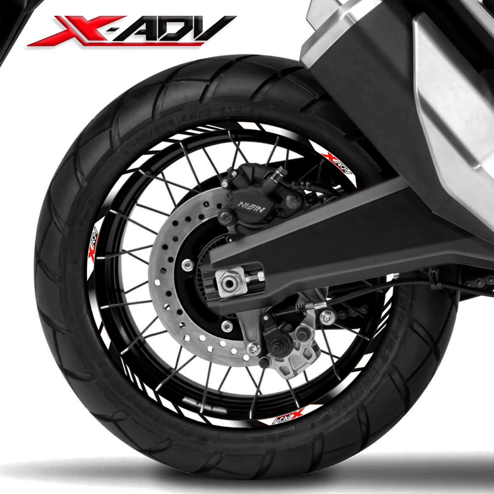 适用于本田XADV750 X-ADV750轮毂贴轮圈贴花反光贴纸车贴改装防水