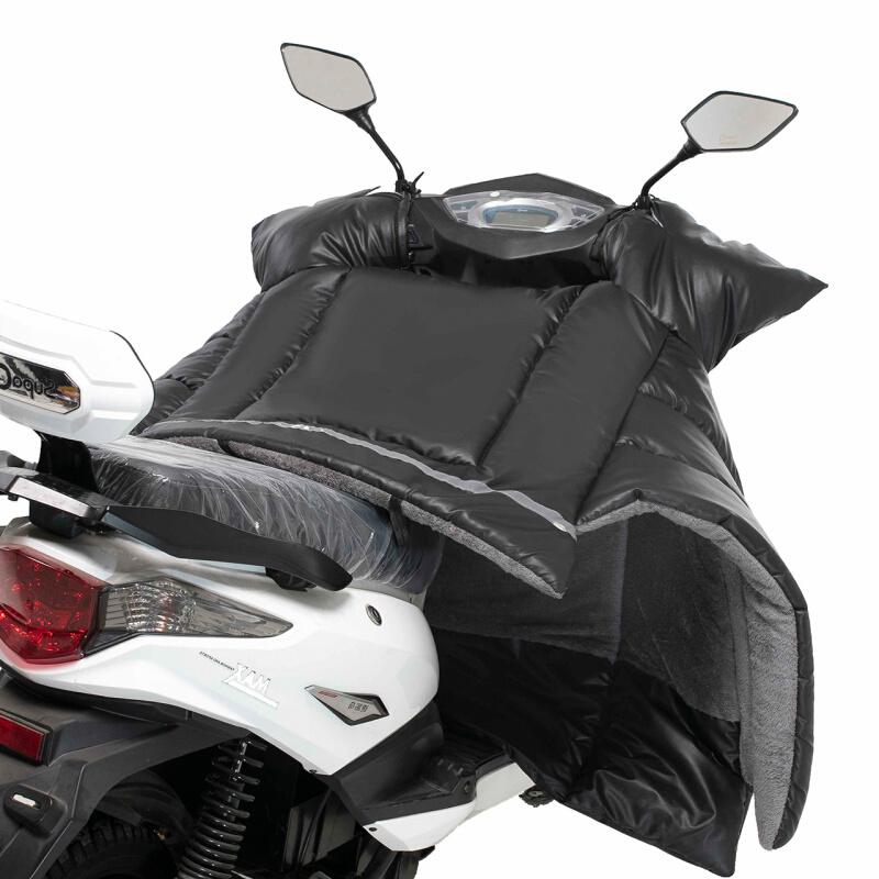 定制冬季电动摩托车挡风罩棉冬保暖加绒防风小型电动电瓶车风挡被