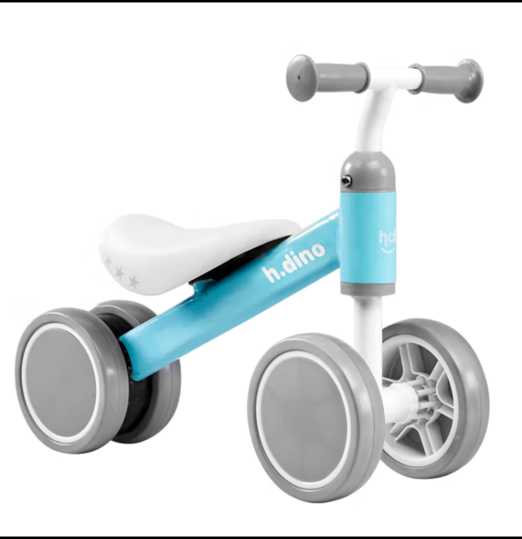 小龙哈彼三轮车儿童滑行车踏行平衡车宝宝滑步车助步车1-3岁玩具
