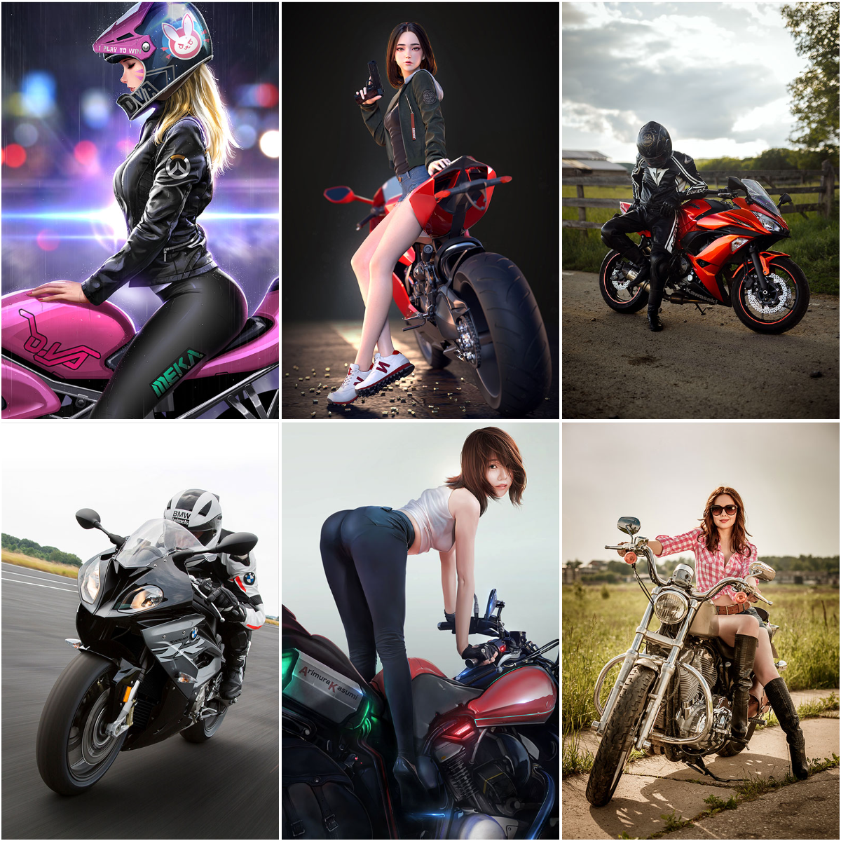 宝马女式摩托车图片