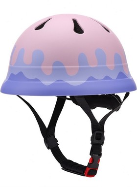 骑行卡通新款儿童自行车头盔小孩骑行滑板安全帽粉色女孩男孩头盔