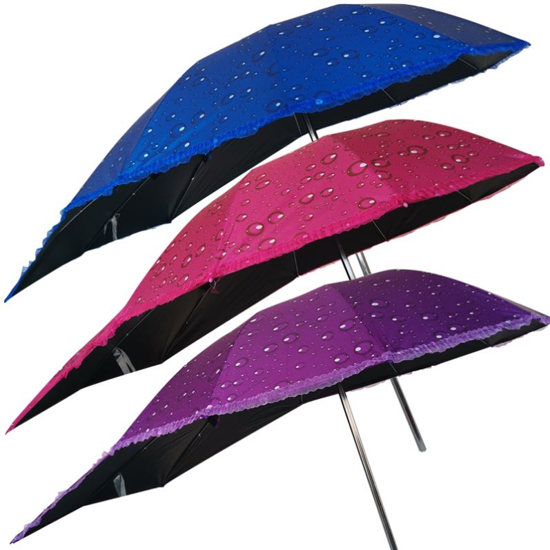 电动车遮阳伞雨棚蓬篷电瓶踏板摩托三轮自行车黑胶防晒防紫外线伞