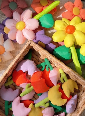 【心悠】六一儿童节立体仿真花朵礼物礼盒diy手工装饰配件