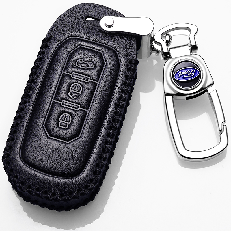 福特领界钥匙包真皮专用2020款江铃福特领界s车钥匙套汽车用品扣