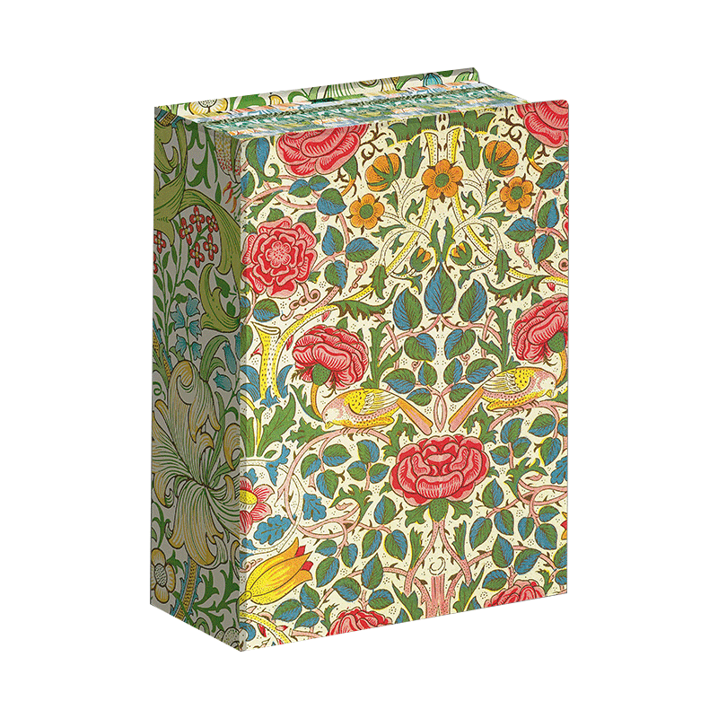 现货正版【两款封面随机发一】William Morris 100 postcards 威廉莫里斯 100张明信片 盒装 布料图案植物花纹设计图案