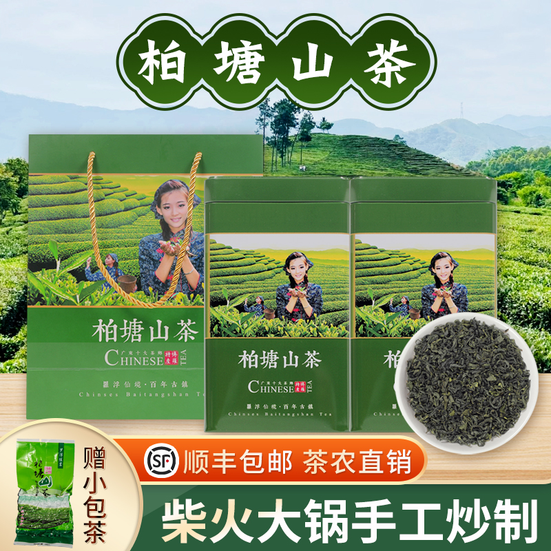 2024柏塘山茶谷雨茶特级广东十大名茶惠州博罗客家特产罗浮山茶叶