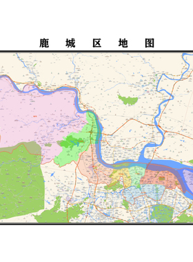 温州市鹿城区地图2023年行政区划市区主城区街道交通地图图片素材