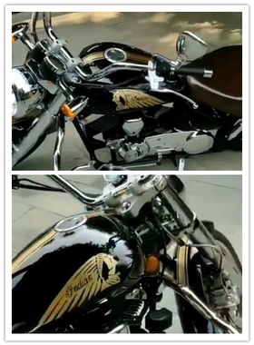 适用883摩托车贴纸贴花复古印第安纳图个创网红窗改装饰太子哈雷