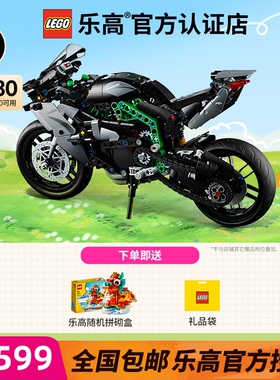 【3月新品】LEGO乐高42170机械组川崎H2R摩托车积木玩具2024新款