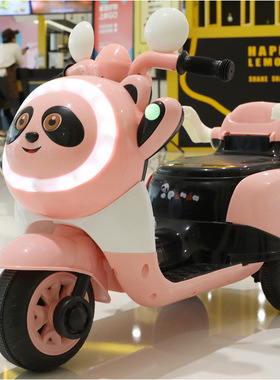 儿童电动车摩托车三轮车可坐人1-6岁男女宝宝婴儿小孩充电玩具车