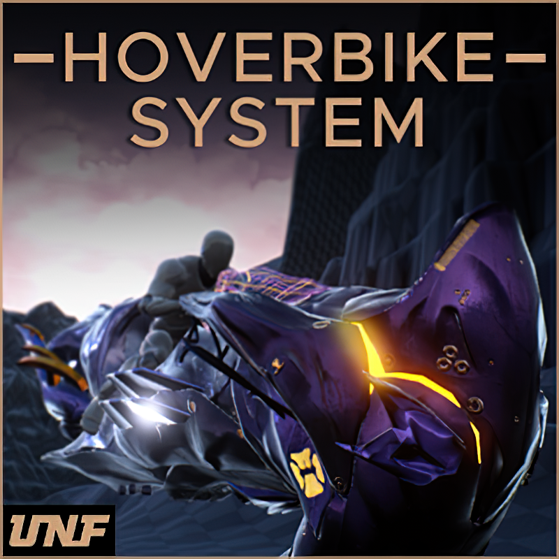UE4虚幻4 悬浮摩托赛车游戏项目 Hoverbike System 4.12 - 4.25