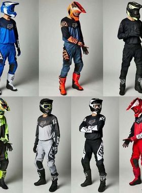 2023新款FOX越野摩托车服套装男赛车服速降服场地林道透气骑行服