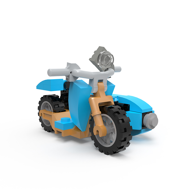 砖友MOC套装 海格的摩托车 哈利波特系列 中国国产小颗粒拼搭积木