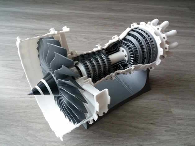 3d打印模型 stl文件 航空发动机