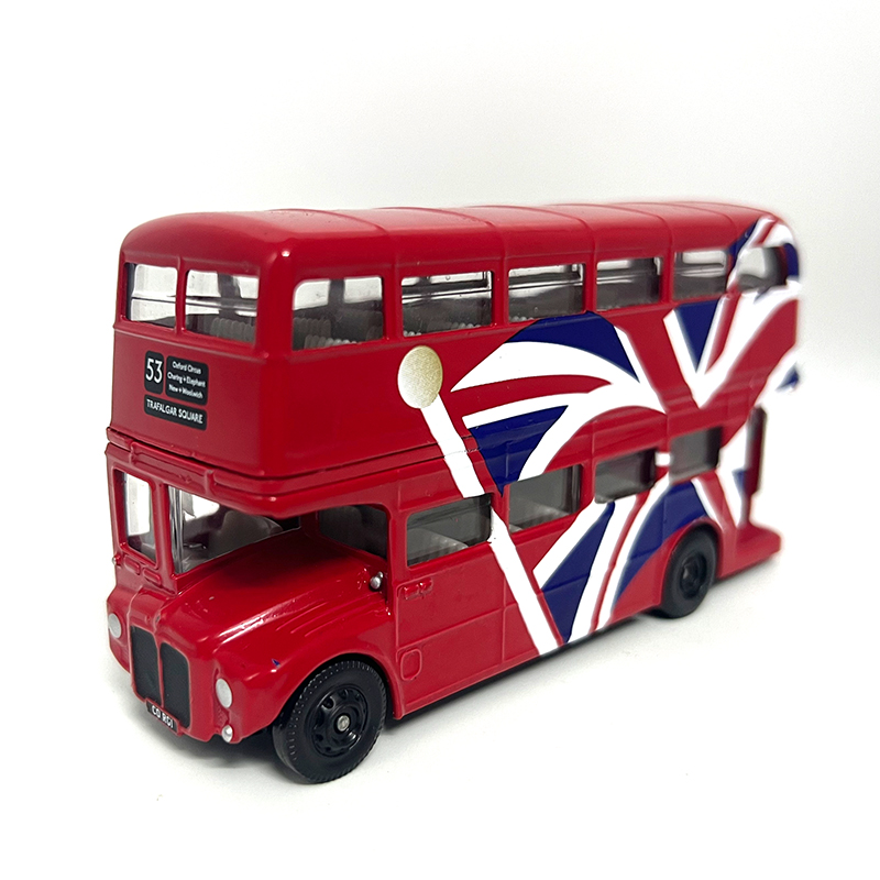 绝版CORGI狗仔汽车模型 1：43伦敦双层巴士客车公交仿真合金模型
