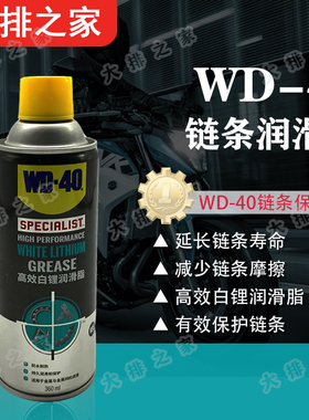 链条清洗润滑剂 WD40链条油 白锂润滑脂 摩托车链条油
