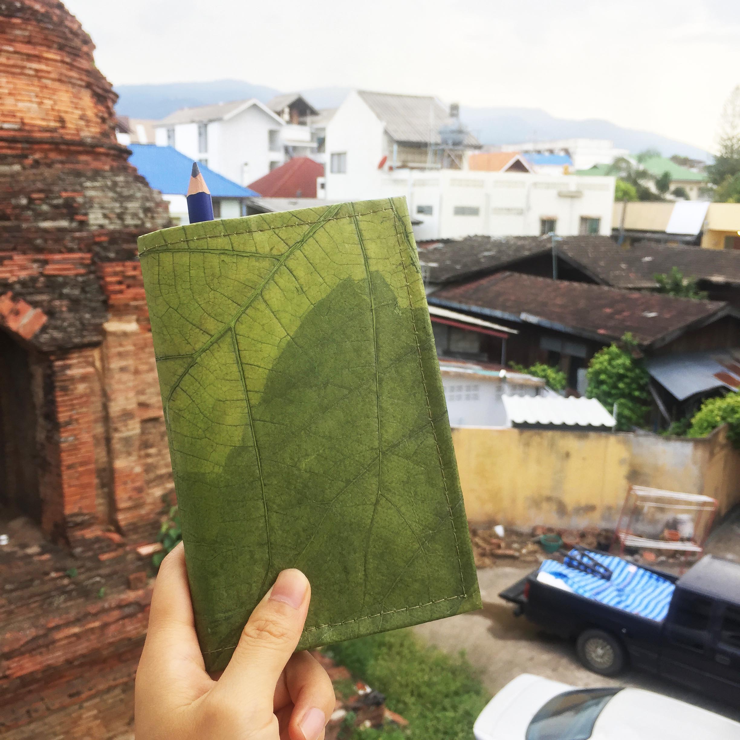 森林造物树叶笔记本自然书衣MD艺术垃圾手帐画书写生命力旅行