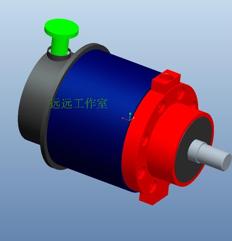 斜盘式轴向柱塞泵设计CAD图+sw模型+说明机械设备solidworks素材