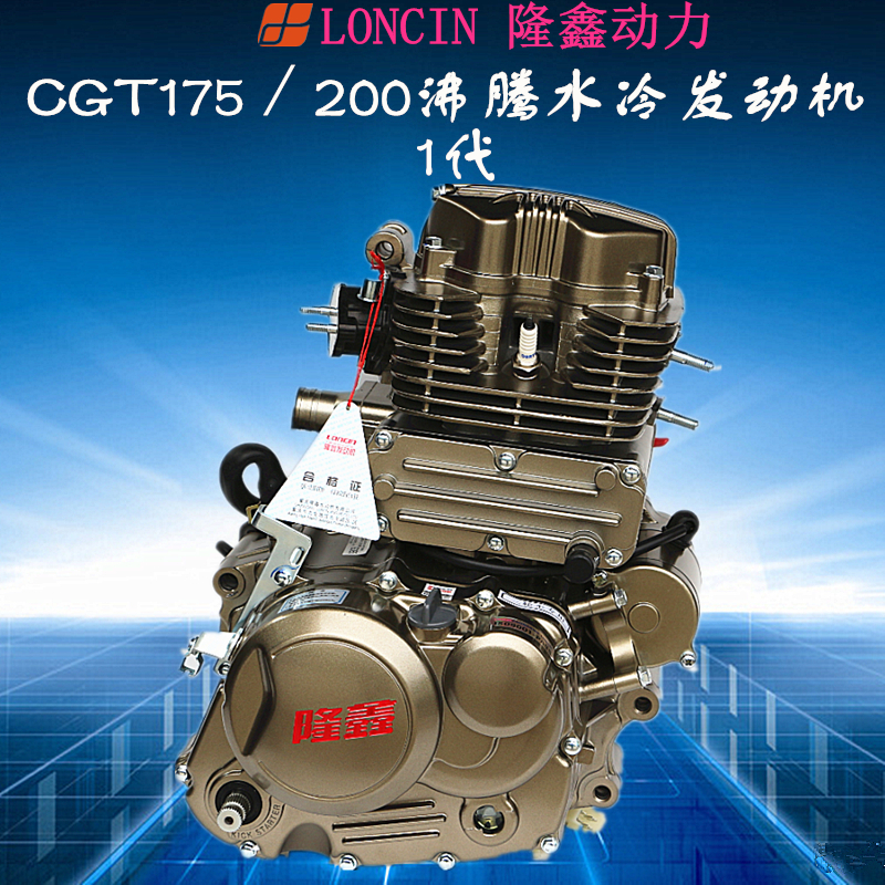 隆鑫原厂正品CGT175 200沸腾水冷三轮摩托车发动机总成载重包邮