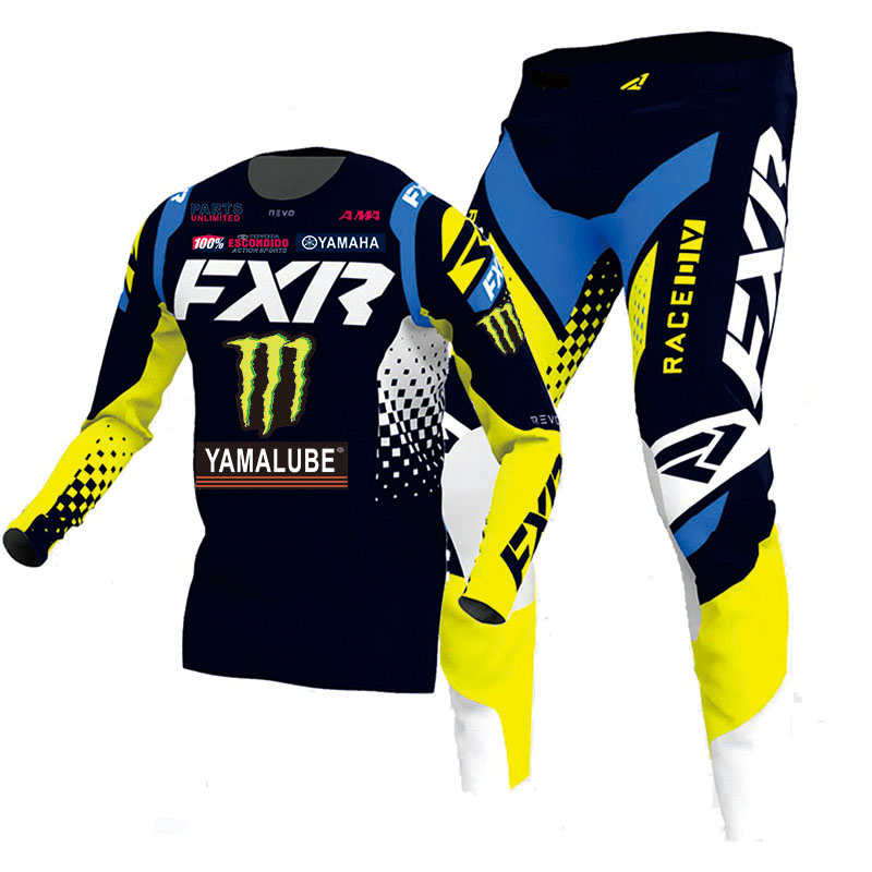 新款夏季FXR越野套装 KTM骑行服套装男 鬼爪越野摩托车赛车服定制