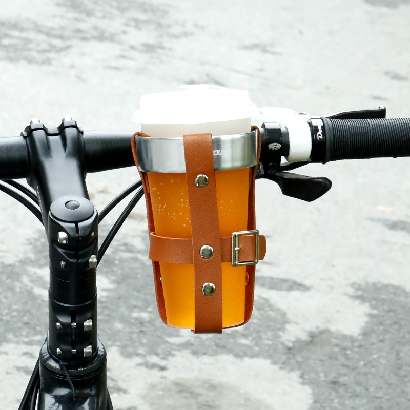 电动摩托电车自行车放奶茶水杯架铝合金杯托饮料咖啡水杯架子支架