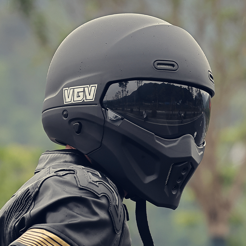 3c认证摩托车头盔蝎子组合盔男女机车战士盔夏季防晒复古蓝牙全盔