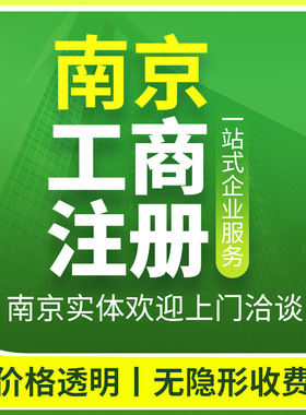 南京公司注册营业执照代办工商注销企业变更税务代理记账上海合肥