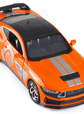 野马谢尔比GT500眼镜蛇肌肉跑车 仿真合金开门小汽车模型玩具摆件