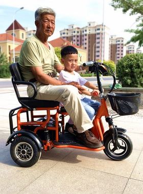 电动三轮车家用小型迷你老人接送孩子新款女士残疾人老年电瓶