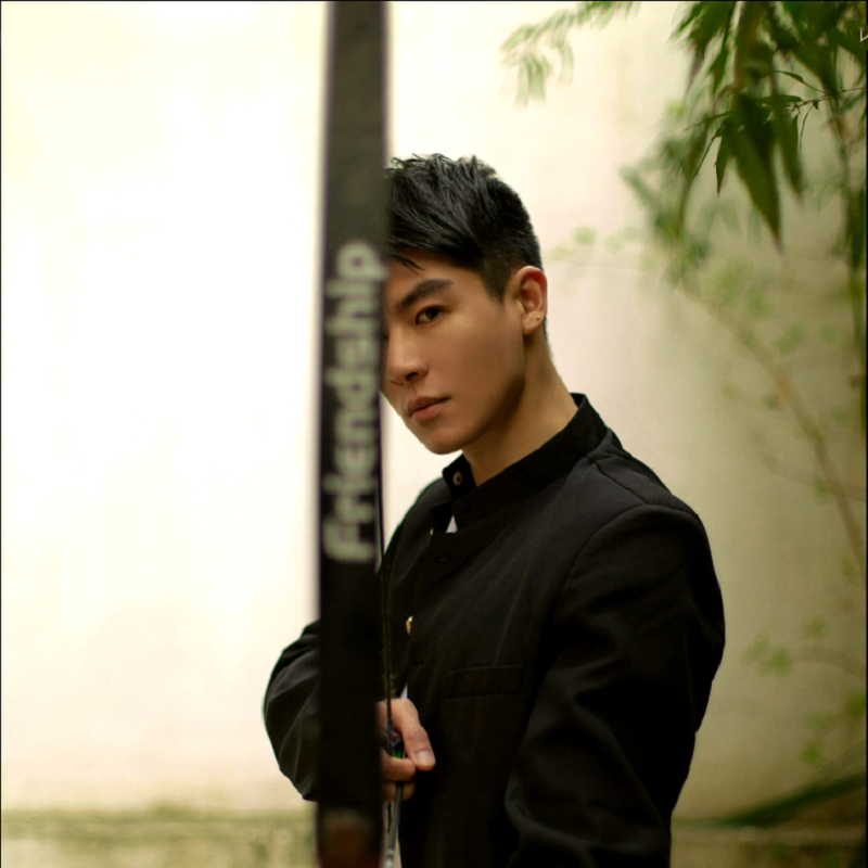 JQ9_日系男士黑色射箭服饰图片设计