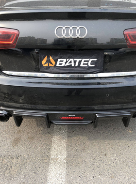 BATEC倍特奥迪C6 C7 C8 A6L旅行版改装排气阀门头中尾四出S6 RS6