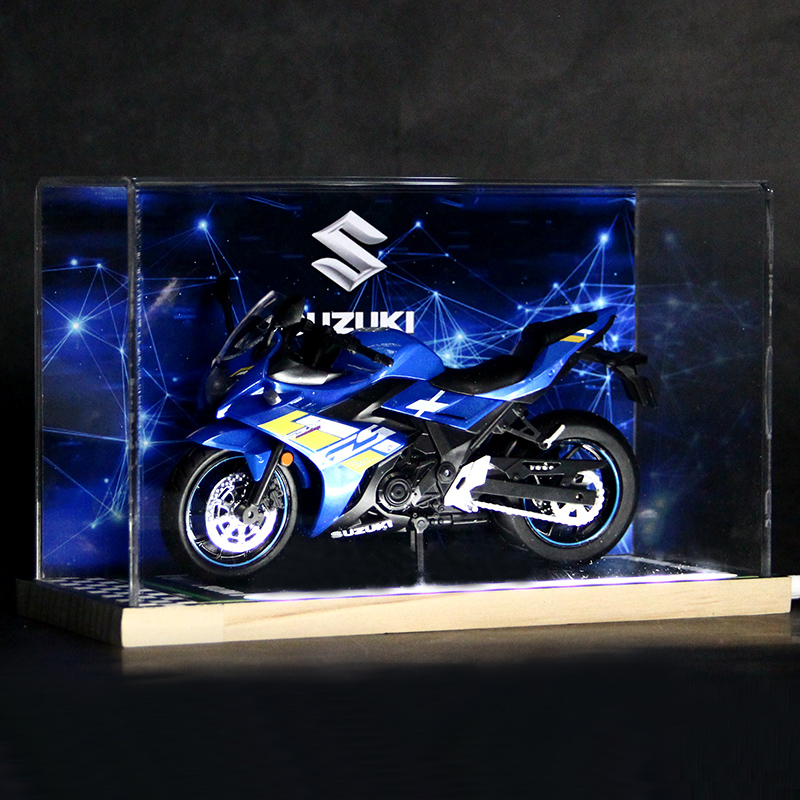 铃木GSX 250R摩托车模型合金机车玩具高档摆件生日礼物送男友收藏