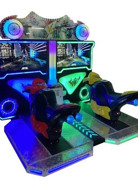 电玩城游戏机头文字DFF双胞胎摩托高清环游湾岸3DX动感赛车街机