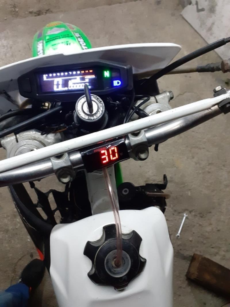 通用越野车改装迷你液晶数字摩托车仪表速度表数字转速表时速表