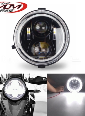 适用铃木 DL250 V-Strom摩托车改装配件LED前大灯前照灯2017-2019