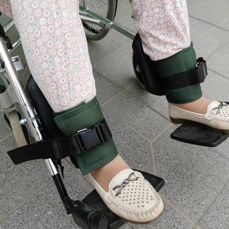 脚腕约束带轮椅掉脚丫崴脚安全绑带老人固定护理带轮椅配件大全