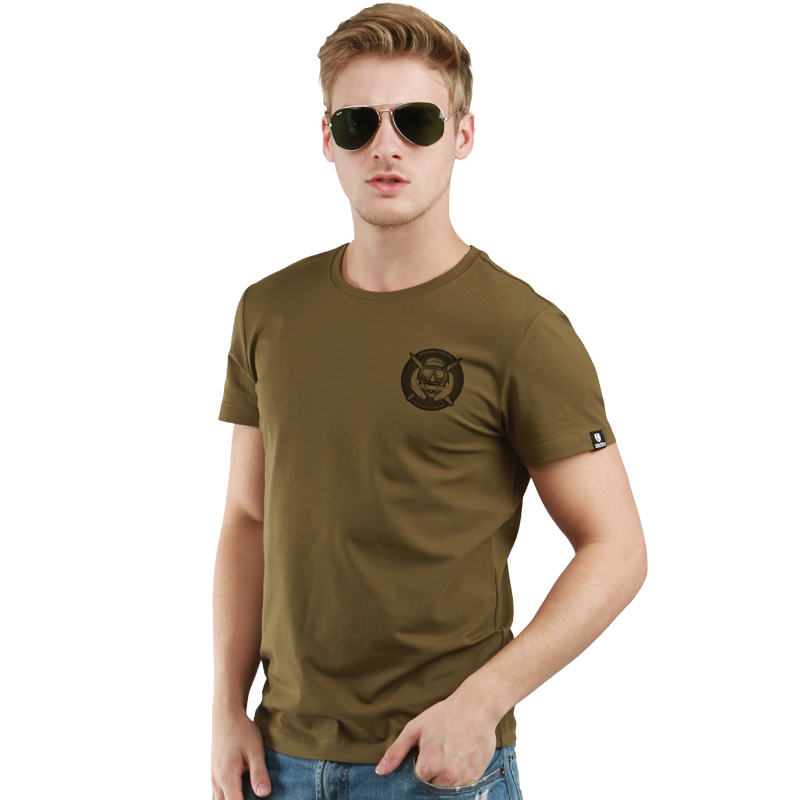 NMT-1329夏季2021新款简单图案印花经典军旅风个性创意日常T恤衫