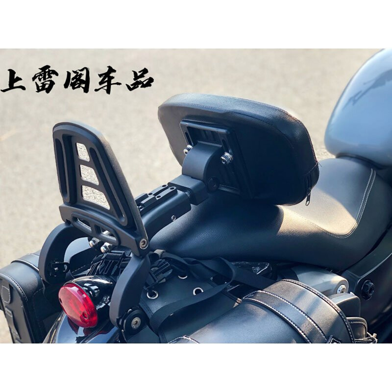 专用奔达金吉拉300改装BD300摩托车多功能可折叠后靠背无损安装