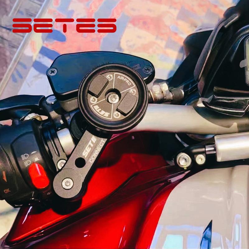 SETES摩托车骑行手机支架雅马哈春风摩旅防抖防震航减震手机支架