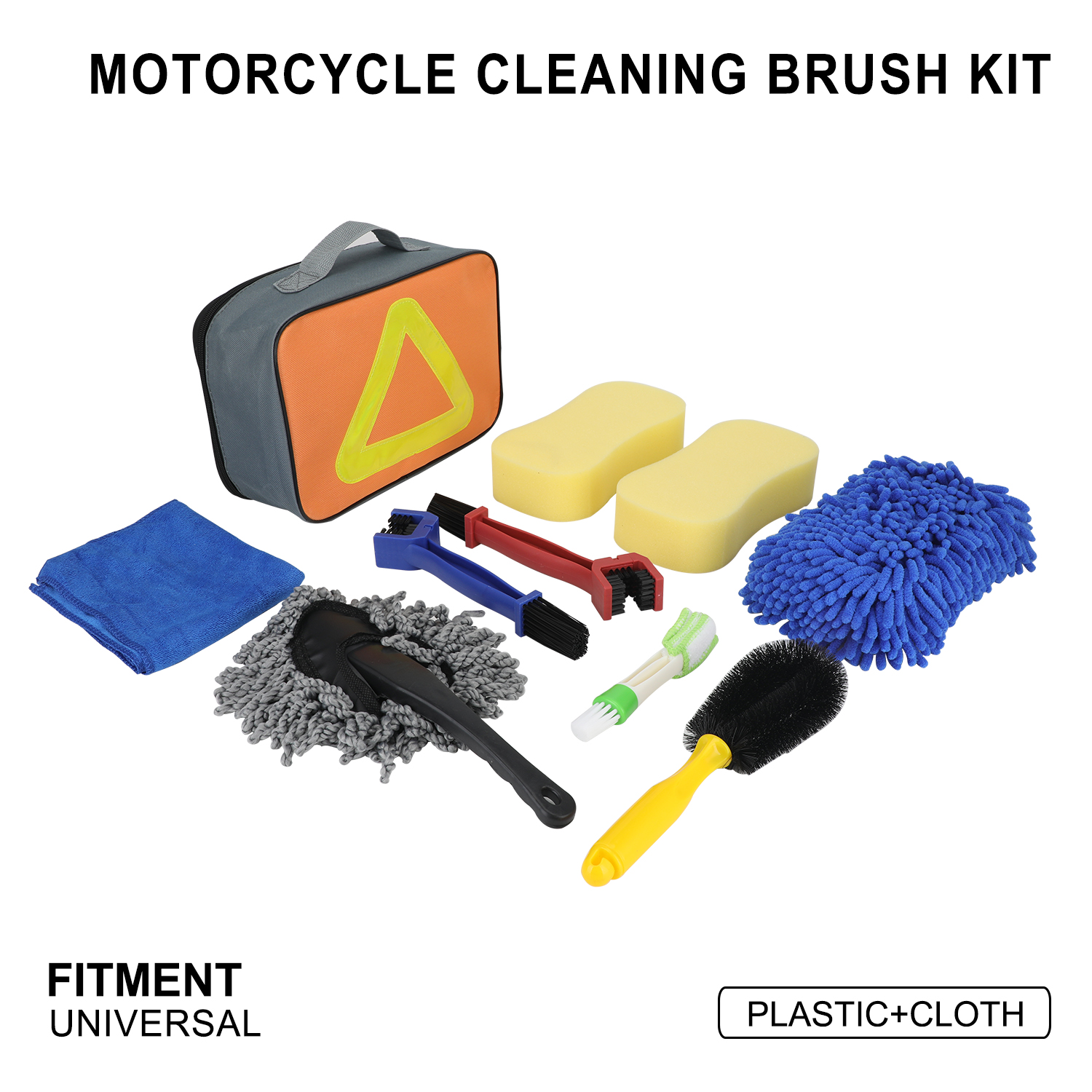 适用摩托车清洗工具套装专用刷毛刷洗车刷车发动机舱外部清洁工具