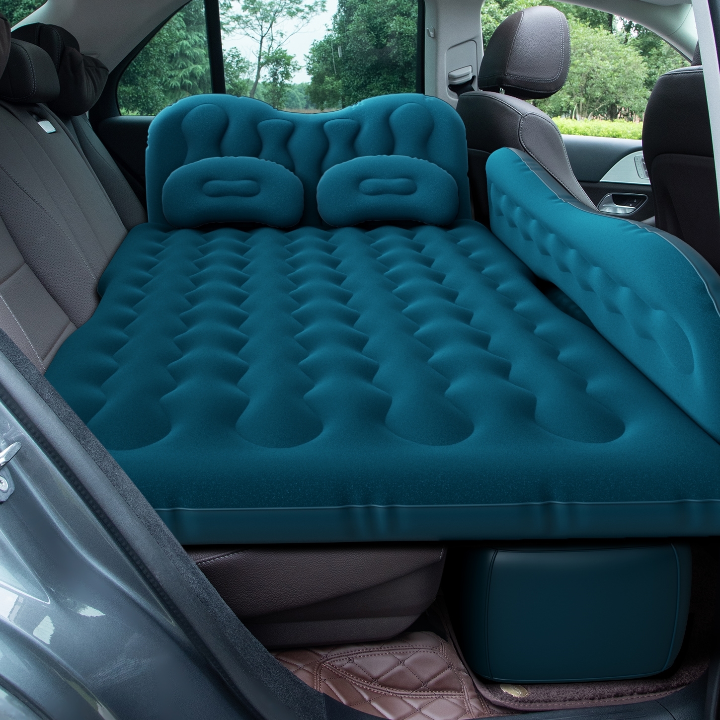 大众揽境7座七坐车载自动充气床SUV露营旅行床车后备箱专用气垫床