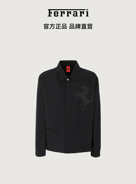【3期免息】Ferrari法拉利 男士跃马图案棉时尚衬衫宽松休闲衬衣